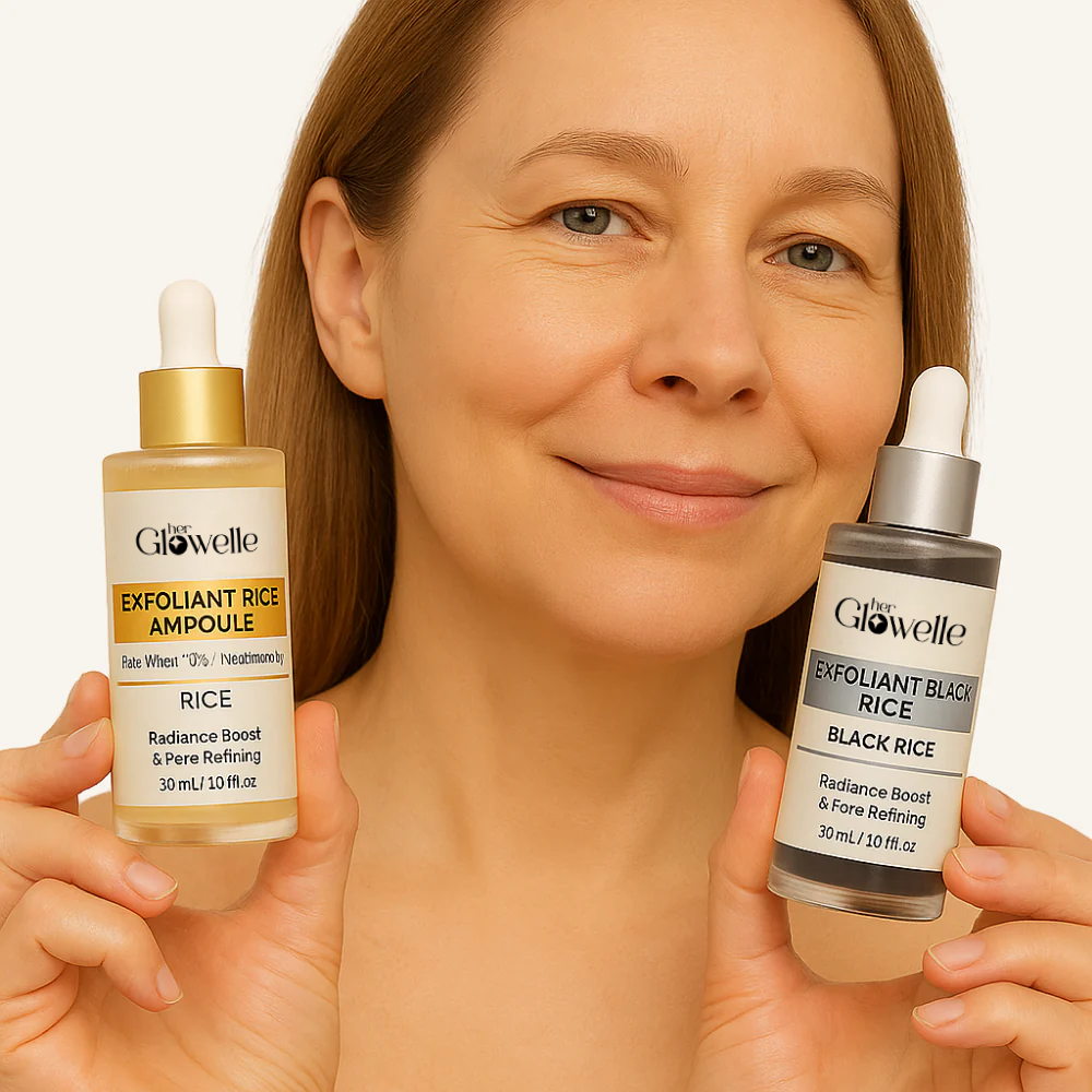 HerGlowelle Rice Peel Shot Serum™
