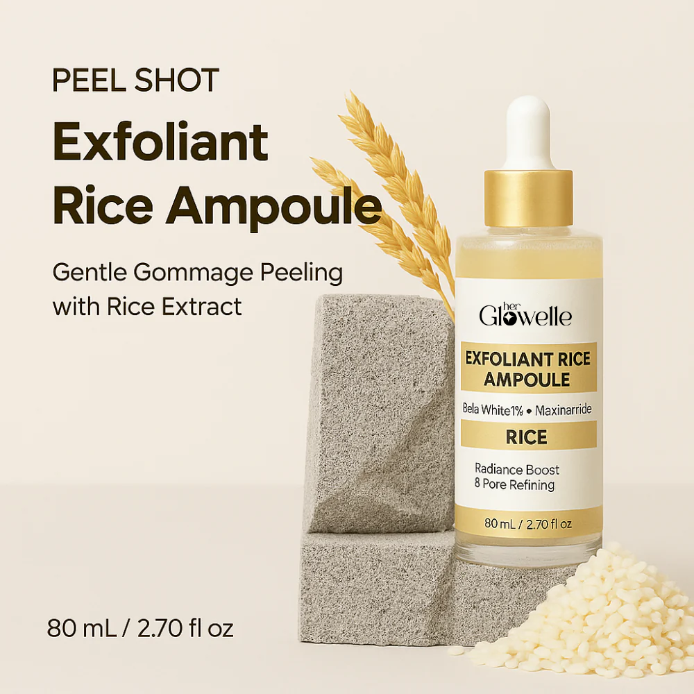 HerGlowelle Rice Peel Shot Serum™